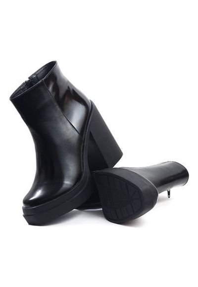 Botines de cuero mujer dafiti clearance