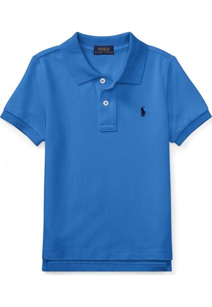 Camisa Polo Polo Ralph Lauren Reta Azul - Marca Polo Ralph Lauren