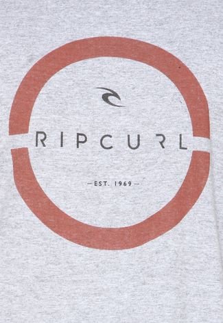 Camiseta Rip Curl Split Logo Cinza
