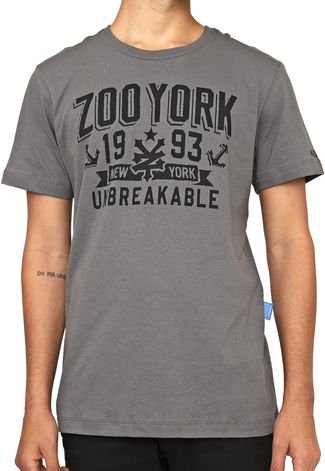 Camiseta Zoo York Anchors Cinza