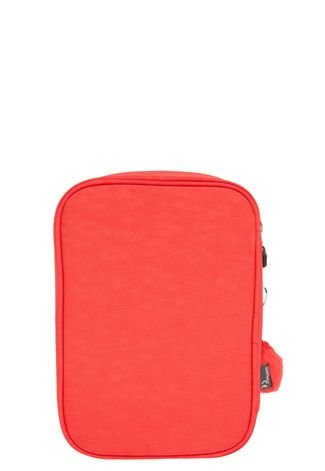 Estojo Kipling 100 Pens Estampado Corações Vermelho - Viajante Moderno