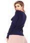 Suéter Chocris Tricot Color Azul-marinho - Marca Chocris