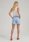 Shorts Sarja Boyfriend com Elastano - Marca Lunender