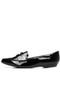 Mocassim DAFITI SHOES Bico Fino Preto - Marca DAFITI SHOES