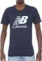 Camiseta New Balance Bridge Azul-marinho - Marca New Balance