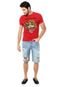 Camiseta Ed Hardy Lion Vermelha - Marca Ed Hardy