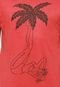 Camiseta Quiksilver Especial Wet Palms Vermelha - Marca Quiksilver