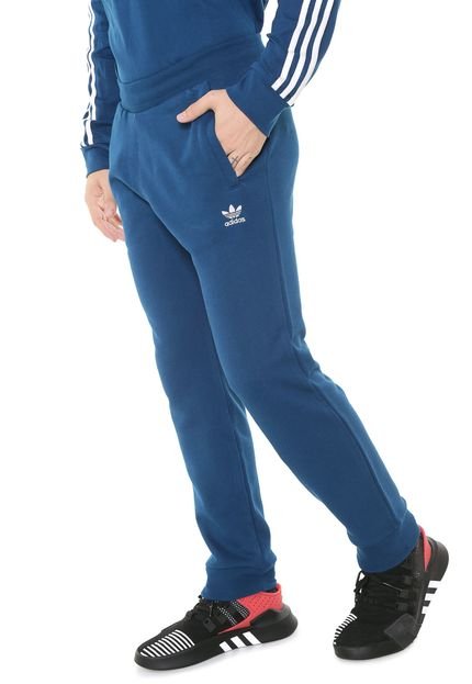 Calça Moletom adidas Originals Jogger Trefoil Azul - Marca adidas Originals