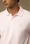 Camisa Polo Osklen Reta Embossed Color Rosa - Marca Osklen