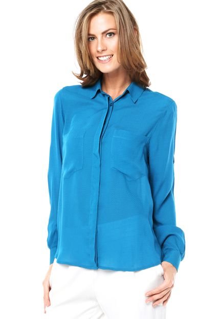 Camisa Ellus Pocket Azul - Marca Ellus