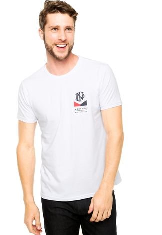 Camiseta Industrie Manga Curta Logo Branca