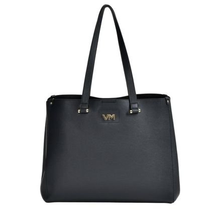 Bolsa Feminina Via Marte Shopping Bag B515 Preto Incolor - Marca Via Marte