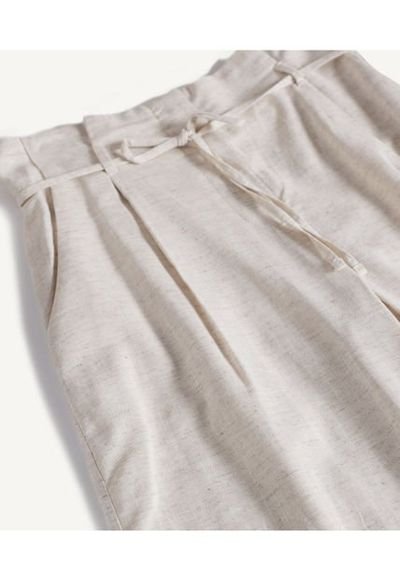 Pantalon blanco algodon discount mujer