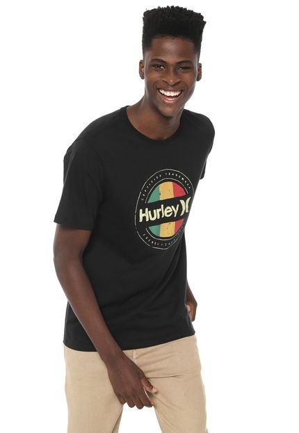 Camiseta Hurley Resistance Preta - Marca Hurley
