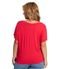 Blusa Feminina Plus Size Decote V Secret Glam Vermelho - Marca Rovitex Plus Size