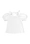 Conjunto Bata e Short em Linho Infantil Quimby Branco - Marca Quimby