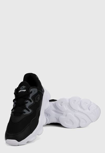 Tenis Lifestyle Negro Gris Blanco Lotto Compra Ahora Dafiti