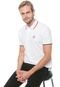 Camisa Polo Calvin Klein Reta Listras Branca - Marca Calvin Klein