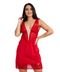 Camisola em Renda Luxo Jaqueline Vermelha  Vermelho - Marca IMI LINGERIE