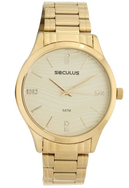 Relógio Seculus 23619LPSVDS1 Dourado - Marca Seculus