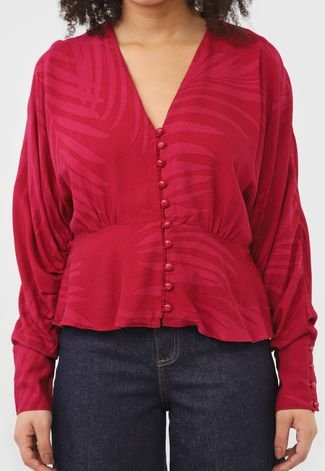 Blusa Lino - Vermelho - Comprar em Letslo