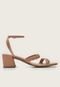 Sandália Dafiti Shoes Trançada Nude - Marca DAFITI SHOES