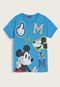 Camiseta Infantil Kamylus Mickey Mouse Azul - Marca Kamylus