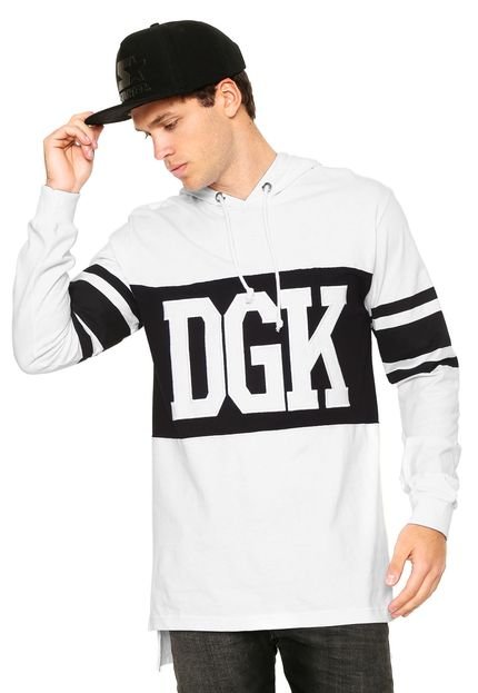 Camiseta DGK Arena Long Sleeve Branca - Marca DGK