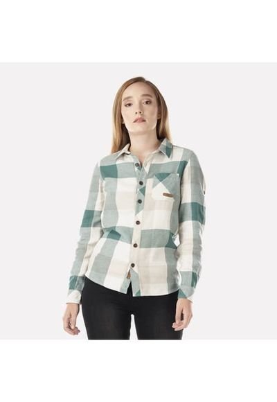 calificación Margaret Mitchell construcción naval Camisas Mujer Lumberjack Shirt Verde Grisaceo - Compra Ahora | Dafiti Chile