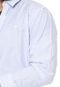 Camisa Ellus Reta Listras Branca/ Azul - Marca Ellus