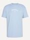 Camiseta Tommy Jeans Masculina Regular Grunge Arch Azul Claro - Marca Tommy Jeans