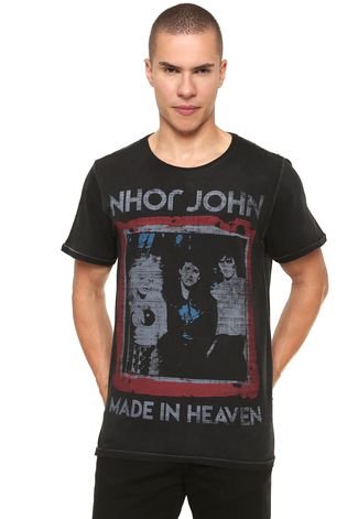 Camiseta John John Rock Band Preta