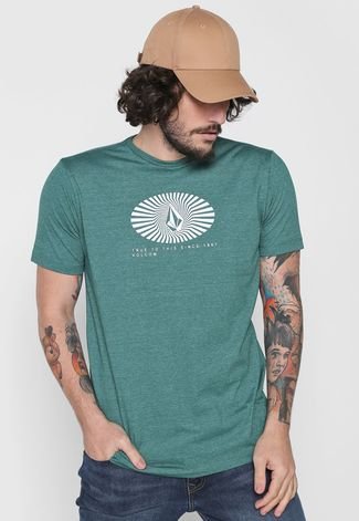 Camiseta Volcom Blurd Verde
