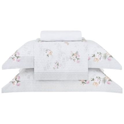 Jogo Cama Queen 180 Fios Buddemeyer Giardino Verde - Marca Buddemeyer