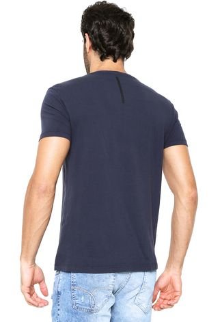 Camiseta Calvin Klein Jeans CKJ Estampada Azul-marinho