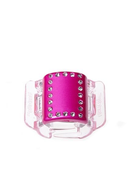 Prendedor de Cabelo Linziclip Pearlised Diamante Hot Pink - Marca Linziclip