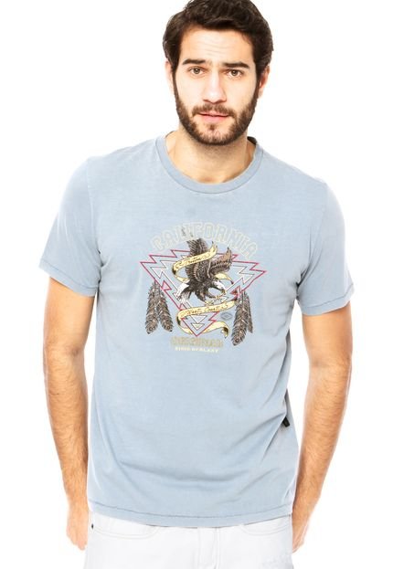 Camiseta Triton Estampada Azul - Marca Triton