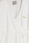 Vestido Infantil Colorittá Babados Branco - Marca Colorittá