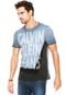 Camiseta Calvin Klein Jeans Estampada Azul - Marca Calvin Klein Jeans