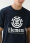 Camiseta Element Reta Estampa Azul-Marinho - Marca Element