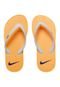 Chinelo Nike Sportswear Aquaswift Thong Branco/Laranja - Marca Nike Sportswear