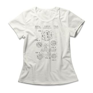 Camiseta Feminina D20 Patent - Off White