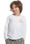 Camiseta ML Infantil Branca Soccer Wolrd Banana Danger  2 Branco - Marca Banana Danger