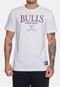 Camiseta NBA Masculina Classic Chicago Bulls Off White - Marca NBA