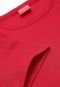Camiseta Tricae Menino Lisa Vermelha - Marca Fakini