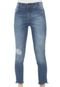 Calça Jeans Cantão Skinny Destroyed Azul - Marca Cantão