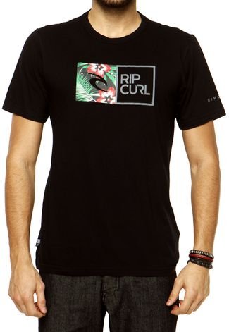 Camiseta Rip Curl Brashwatu Preta