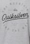 Camiseta Quiksilver Script Ville Cinza/Preta - Marca Quiksilver