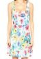 Vestido DAFITI ONTREND Flor Branco - Marca DAFITI ONTREND