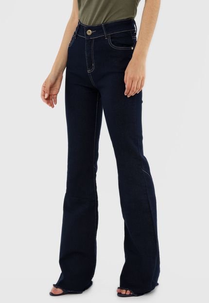 Calça Jeans Polo Wear Flare Pesponto Azul-Marinho - Marca Polo Wear